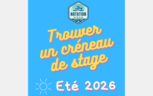 Trouver un créneau de stage