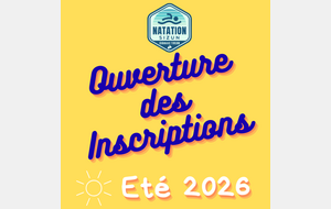 Ouverture des inscriptions