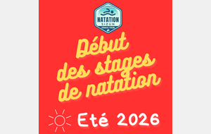 Début des stages 2026